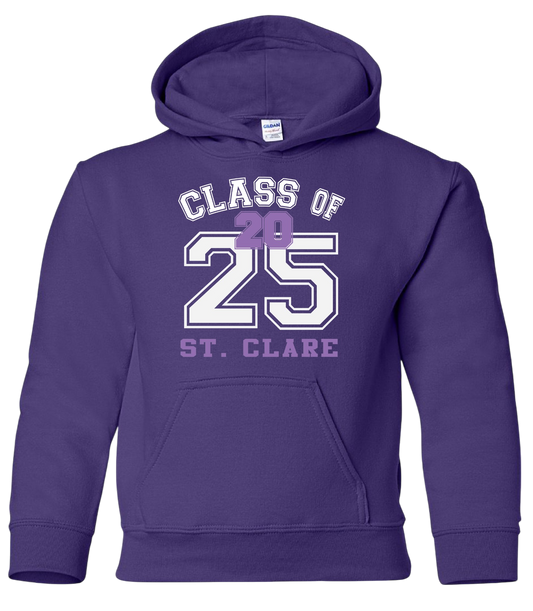 St. Clare Grad Hoodies 2025 (YOUTH)