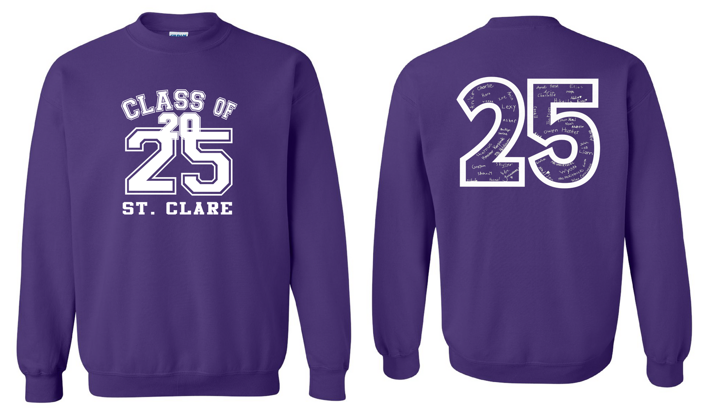 St. Clare Grad 2025 Crew Neck (Youth)