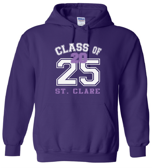 St. Clare Grad Hoodies 2025 (ADULT)
