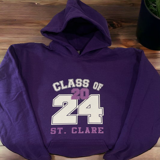 St. Clare Catholic School Grad Hoodie 2024